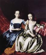John Singleton Copley Mary and Elizabeth Royall Norge oil painting reproduction
